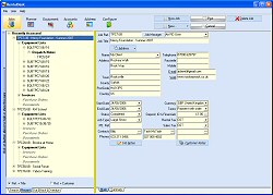 screenshot of rentalDesk job book